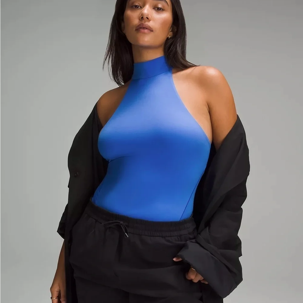 Lululemon Wundermost Ultra-Soft Nulu Mockneck Sleeveless Bodysuit